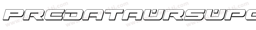 PredataurSuper Italic字体转换
